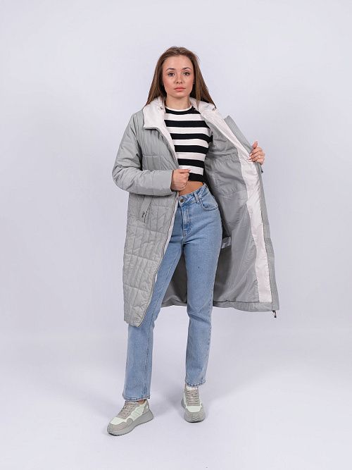 5249-473 Пальто женское зеленый ICEBEAR 