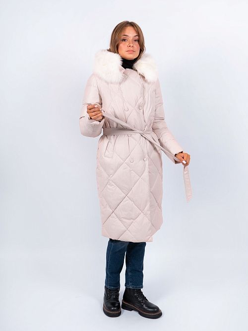 GWD3925I-G625 Пальто женское бежевый ICEbear 