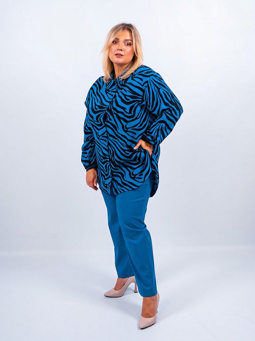 232-5413-21/412 Брюки женские синий LADY SHARM 