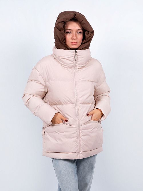 GWD4552I-G625 Куртка женская бежевый ICEbear 