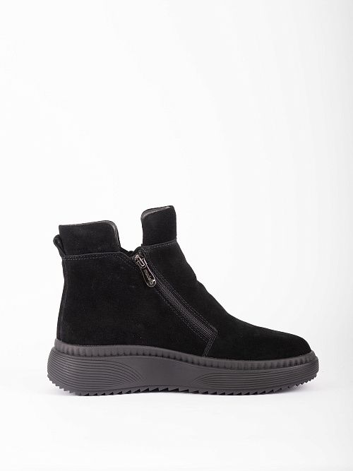 XUS-52471-1A-SW Ботинки женские натуральная кожа черный Madella 