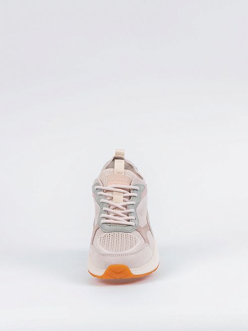 F7579-16 Кроссовки женские бежевый STROBBS 