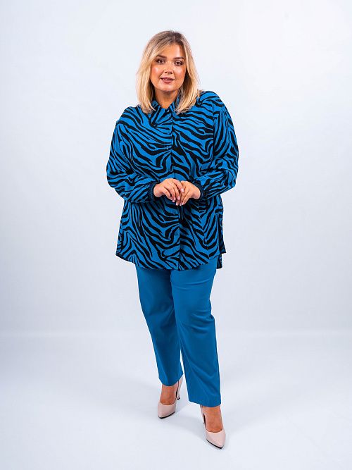 232-8165-50/0782 Туника женская синий LADY SHARM 