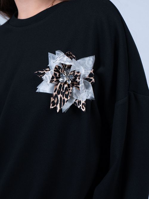 335769092N Джемпер женская черная PHARDI 