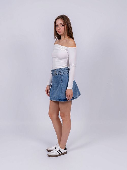 9558 Юбка женская синий MYD 