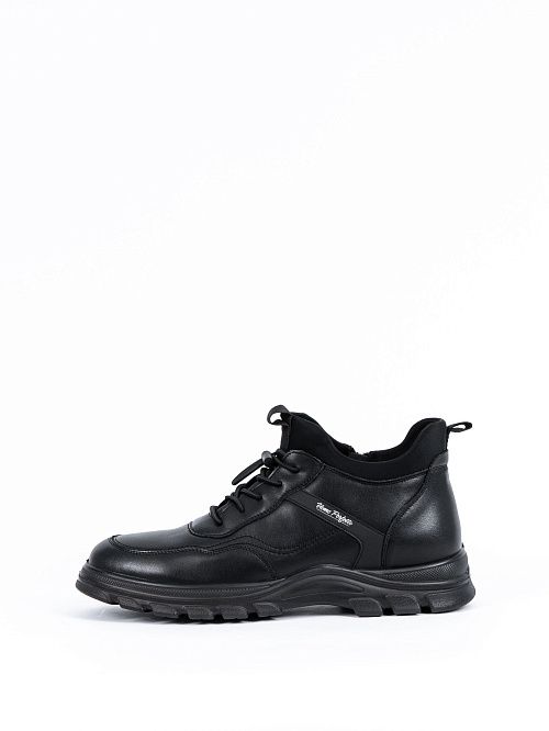 LM023-010 Ботинки мужские черный Baden 