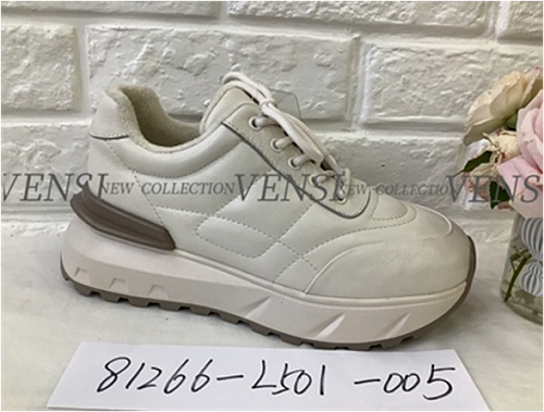 81266-L501-005 Полуботинки женские натуральная кожа бежевый 365 