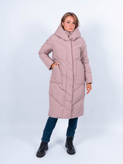 GWD4713I-G170 Пальто женское розовый PURELIFE 