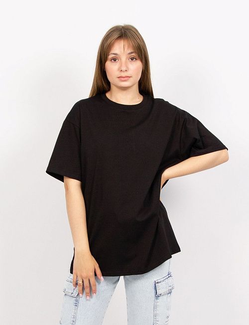 9007 Футболка женская черный ИРИНА 