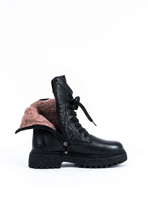 DH-W24-WLM3-6551-1-1(L) Ботинки женские черный Covani 