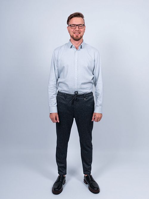 805-2427.O500.Y000.L.B0301 Брюки мужские серый LUXOR 