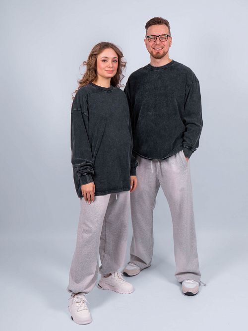 2188/7 Лонгслив черный 365 