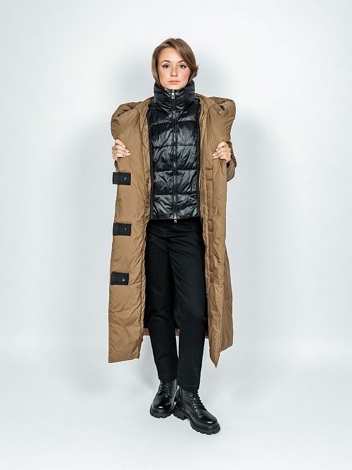 78127/2 Пальто женское коричневый Baimuni 