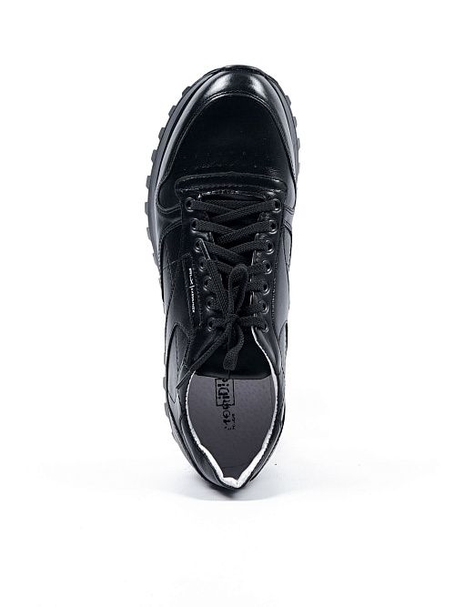 9051 black Полуботинки мужские Meridian 