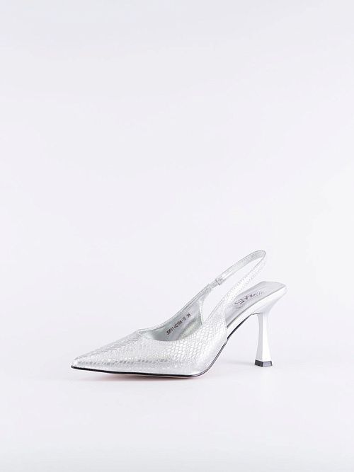 JD591-H2188-15 Туфли женские серебряный 365 