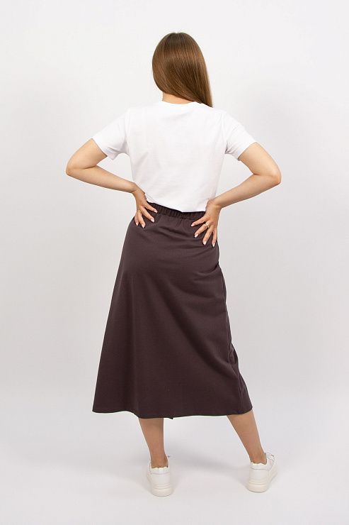 ЕВТ7011 Юбка женская коричневый VERY NEAT 