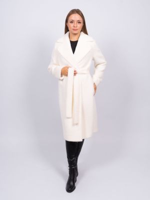 DM-АНИТА Пальто женское белый Dolche Moda