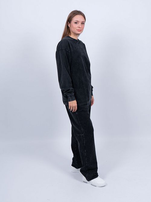 2188/7 Лонгслив черный 365 