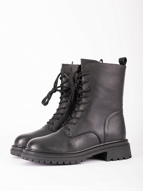 JA273-H1357-1ZM Ботинки женские натуральная кожа черный 365 