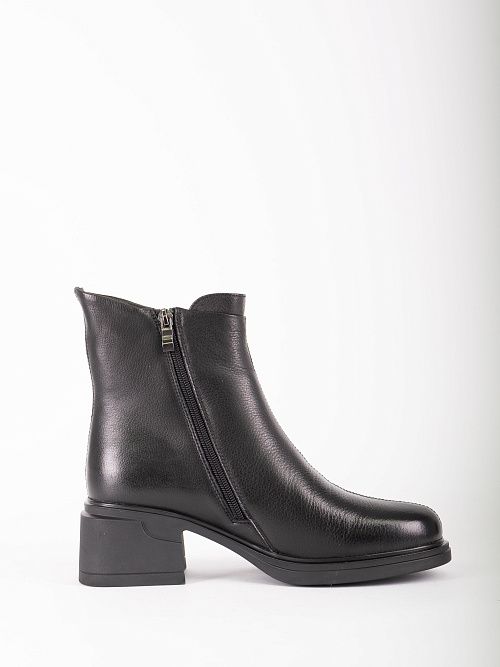 JA246-H1501-1ZM Ботинки женские натуральная кожа черный 365 