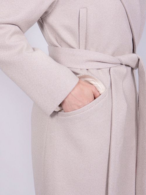 KR-296-рубчик-3 Пальто женское бежевый 365 