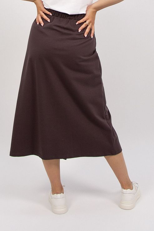 ЕВТ7011 Юбка женская коричневый VERY NEAT 