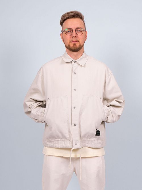 10033/AV Рубашка мужская серый QWENTINI  