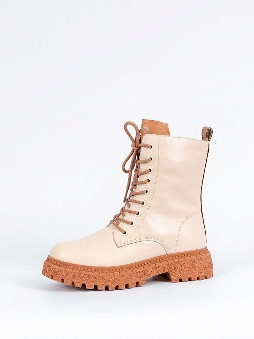 JG011-031 Ботинки женские молочный Baden 