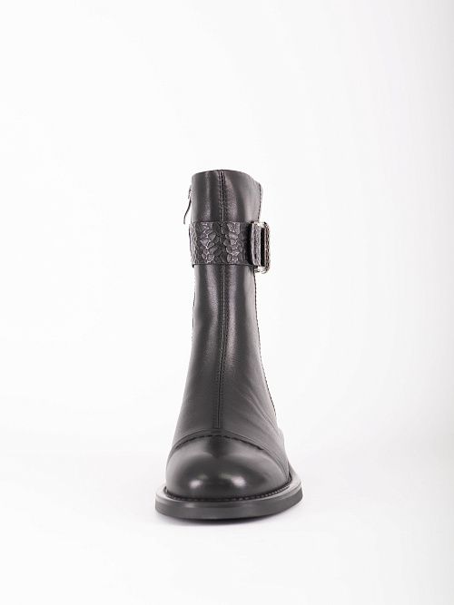 JA291-X57-P8008 Ботинки женские натуральная кожа черный 365 