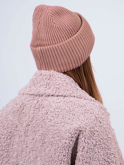 ЗЕТА Шапка женская пудровый MISKORKI 