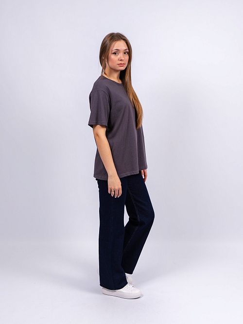 5155 Футболка женская серый SELF 