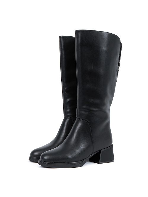 ALW24-HWLC3-027-1(W) Сапоги женские черный Covani 