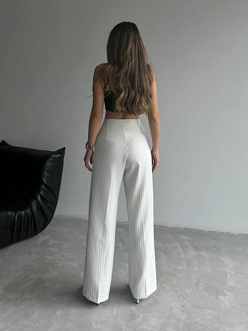 4096 Брюки женские белый GIRL 