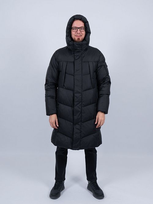 MWD3480I-902 Пальто мужское черный ICEbear 