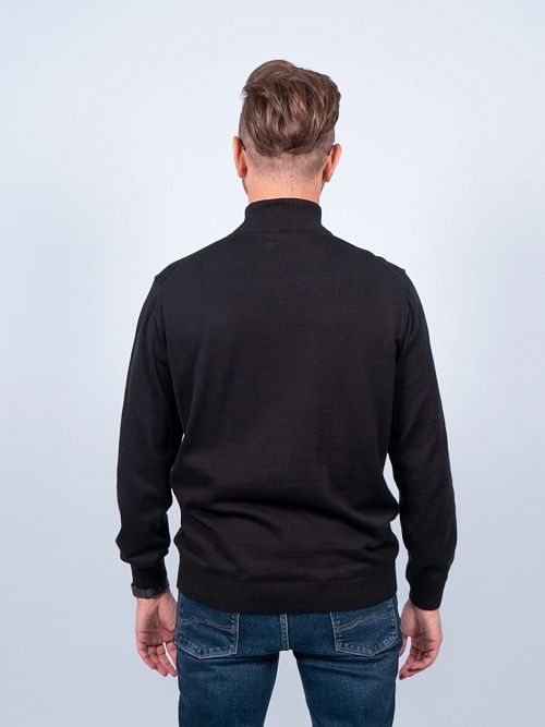 823-0606.O019.Y001.L.S0401 Водолазка мужская черный LUXOR 