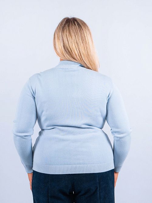 Фут Джемпер женский голубой ZAR STYLE 