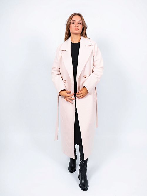 KR-301-МЗ-св.беж Пальто женское светло-бежевый 365 