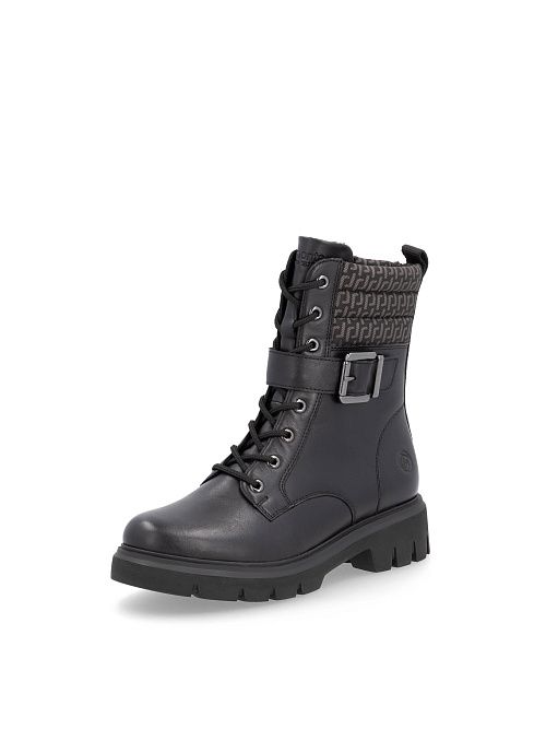 D1W71/03 Ботинки женские черный Remonte 