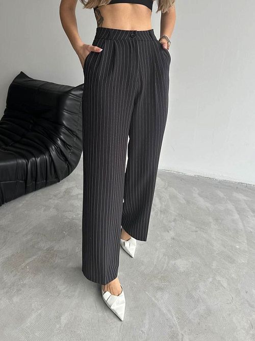 4096 Брюки женские черный GIRL 