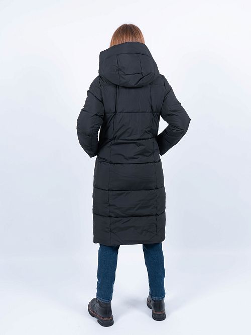 GWD4713I-G901 Пальто женское черный PURELIFE 