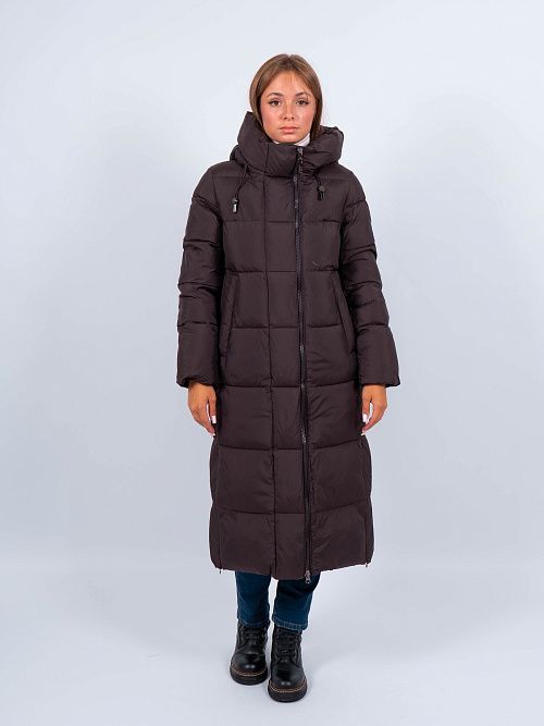 GWD4502I-G163 Пальто женское темно-коричневый ICEbear 