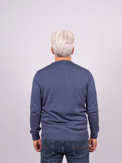 823-0608.O019.Y001.L.B0261 Джемпер мужской синий LUXOR 
