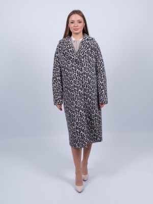 DM-ЖИЗЕЛЬ Пальто женское черно-белый Dolche Moda