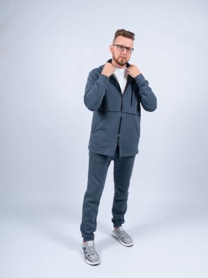JM001 Костюм спортивный мужской синий J-MAR
