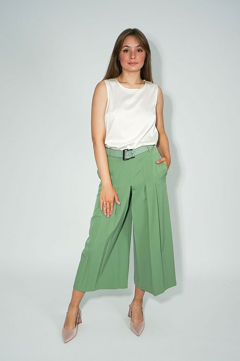 9013 Брюки женские зеленый VANGELIZA 