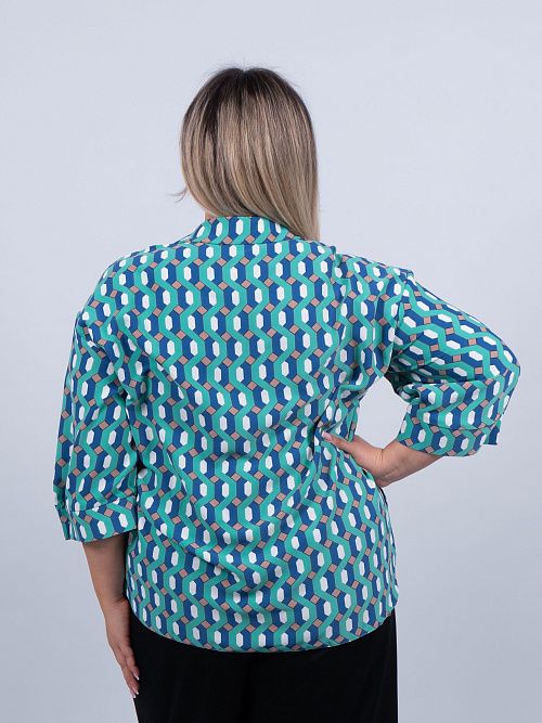 Соты Блузка женская мятный ZAR STYLE 