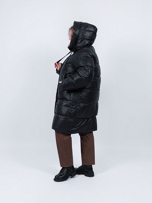 GWD4690I-G901 Пальто женское черный ICEbear 