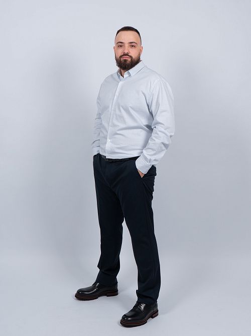 804-0158.G337.Y000.L.XB0291 Брюки мужские синий LUXOR 