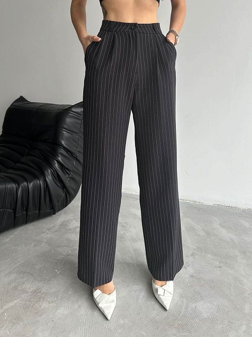 4096 Брюки женские черный GIRL 