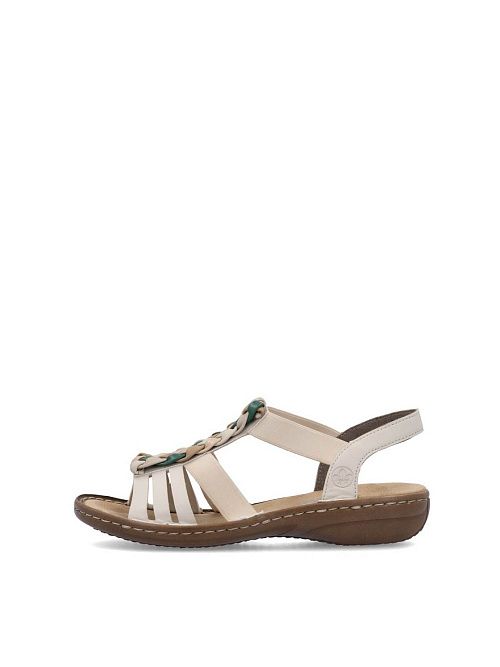 60809/60 Сандалии женские бежевый Rieker 